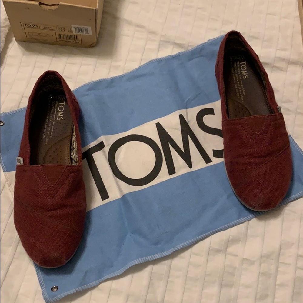 Toms - Burgundy 6W